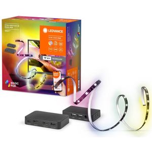 Ledvance-LED RGB Dimbare strip voor TV SYNCH BOX FLEX 4,5m LED/18W/230V Wi-Fi