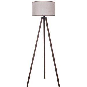 Duolla - Staande lamp 1xE27/60W/230V beige/bruin