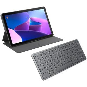 Lenovo Tab M10 3rd Gen 4GB 64GB Wifi - Storm Grey + Folio & Wireless Keyboard Unisoc T610-processor 1,80 GHz , Android, 64 GB eMCP - BTBUNDLEBE18