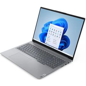 Lenovo ThinkBook 16 Gen 6 AMD Ryzen 5 7530U-processor 2,00 GHz tot 4,50 GHz, Windows 11 Home 64, 256 GB SSD, M.2 2242, PCIe Gen4, TLC - 21KKCTO1WWBE1, Arctic Grey