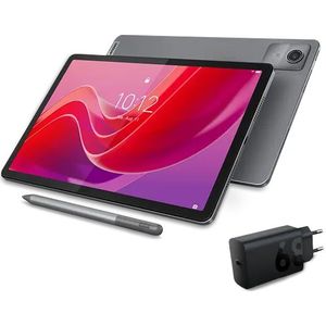 Lenovo Tab M11 4GB 128GB Wifi - Luna Grey + Pen + Charging Adaptor MediaTek Helio G88-processor 2,00 GHz , Android, 128 GB eMMC - M11BUNDLE3
