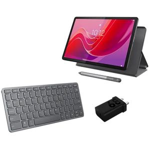 Lenovo Tab M11 4GB 128GB Wifi - Luna Grey + Pen, Charging Adaptor, Folio Green & Wireless Keyboard MediaTek Helio G88-processor 2,00 GHz , Android, 128 GB eMMC - BTBUNDLEBE24