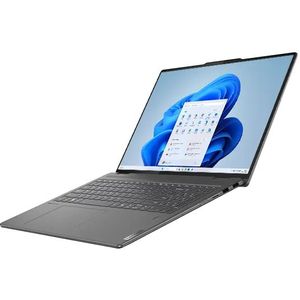 Lenovo Yoga 7i 2-in-1 Gen 9 16 Intel IntelÂ® Core Ultra 7-155U-processor E-cores tot 3,80 GHz en P-cores tot 4,80 GHz, Windows 11 Home 64, 1 TB SSD, M.2 2242, PCIe Gen4, TLC - 83DLCTO1WWBE3, Storm Grey