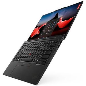 Lenovo ThinkPad X1 Carbon Gen 12 IntelÂ® Core Ultra 7 155U-processor E-cores tot 3,80 GHz en P-cores tot 4,80 GHz, Windows 11 Pro 64, 1 TB SSD Performance TLC Opal - 21KC006CMB, Black