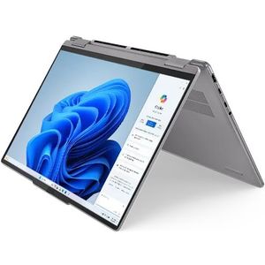 Lenovo Yoga 7 2-in-1 Gen 9 14'' AMD AMD Ryzen 7 8840HS-processor 3,30 GHz tot 5,10 GHz, Windows 11 Home 64, 1 TB SSD, M.2 2242, PCIe Gen4, TLC - 83DKCTO1WWBE2, Storm Grey