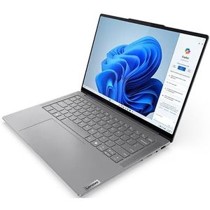 Lenovo Yoga Pro 7 Gen 9 14â€³ AMD AMD Ryzen 7 8845HS-processor 3,80 GHz tot 5,10 GHz, Windows 11 Home 64, 512 GB SSD, M.2 2280, PCIe Gen4, TLC - 83E3CTO1WWBE1, Luna Grey