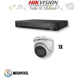 Hikvision Turbo HD Set | 1x Eyeball | 5 Megapixel |