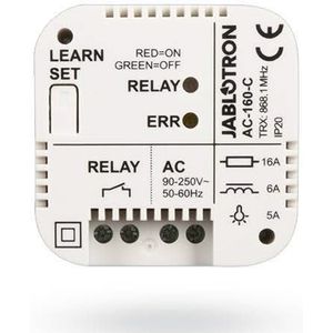 Jablotron AC-160-C - Draadloos Multifunctioneel Vermogensrelais - Inbouwmodel