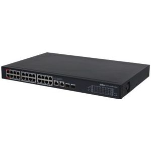 Dahua - PFS3228-24GT-360 - 24x PoE Gigabit Switch - 360W - 2x SFP - 2x RJ45 Uplink