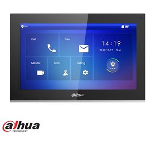 Dahua VTH5441G Binnenpost, 10 inch touch screen, Full HD, intern geheugen 8GB SD, SIP, PoE