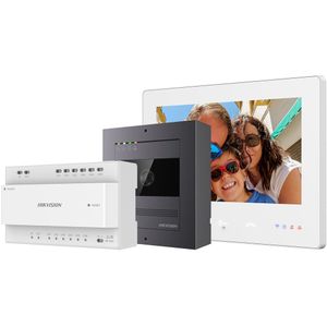 DS-KIS704EY Video intercom 2 Draads Full HD Aluminum 2-draads Set