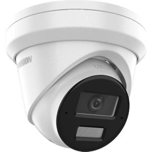 DS-2CD2343G2-LI2U, 4MP Turret, Smart Hybrid Light, AcuSense, PoE, Micro SD slot, Microfoon