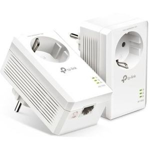 Powerline Adapter 1000 Mbps set met contactdoos