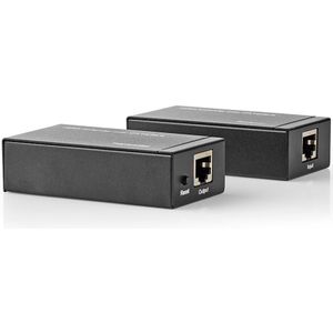 HDMI-Extender - Over Cat6 - Tot 60 M - 1080p - 1.65 Gbps - Metaal - Antraciet