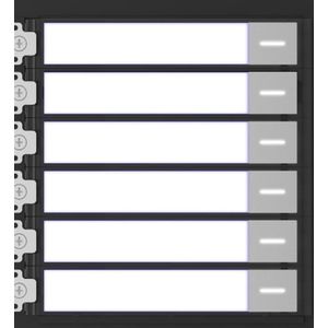 DS-KD-KK-Module - Voor Video-Intercom - Aluminium - Inclusief Maskeerframes