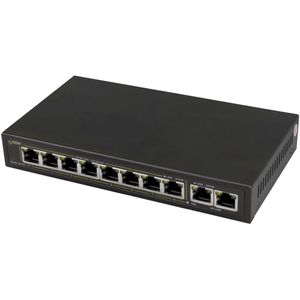 SG108WP 8xPoE+ 2x uplink Gigabit switch 120W t.b.v Pulsar kast