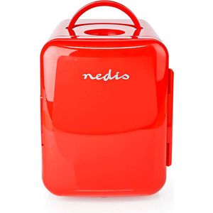 Nedis - Mini koelkast 4 l Rood