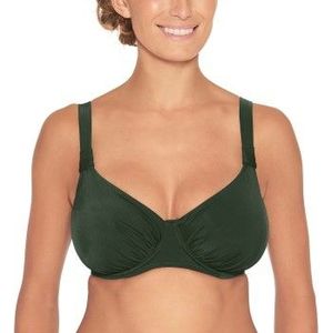 Wiki Basic Full Cup Bikini Top Armeegrün G 95 Damen