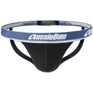 AussieBum WJ Pro Jock Schwarz Baumwolle Small Herren