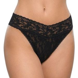 Hanky Panky Original Rise Thong Schwarz Nylon One Size Damen