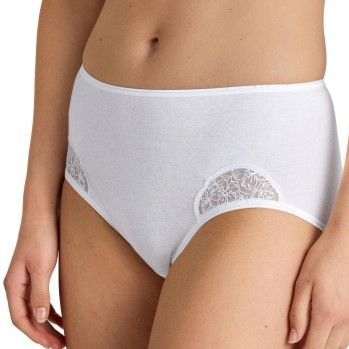 Calida Cotton Desire Midi Brief Weiß Baumwolle X-Small Damen