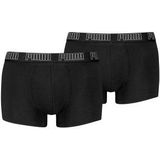 Puma 2P Men Everyday Trunks Schwarz/Grün Baumwolle Small Herren
