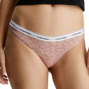 Calvin Klein Lace Bikini Brief Hellrosa Polyamid 3XL Damen