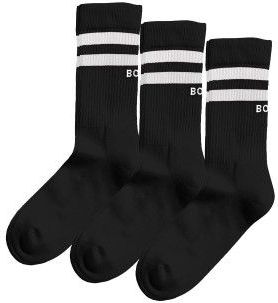 Björn Borg 3P Core Crew Sock Schwarz/Weiß Baumwolle Gr 41/45 Herren