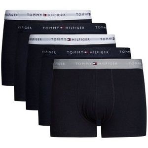 Tommy Hilfiger 5P Signature Cotton Essential Trunk Weiß/Marine Baumwolle Medium Herren