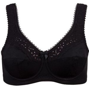 Damella BH Classic Underwire Lace Bra Schwarz D 75 Damen