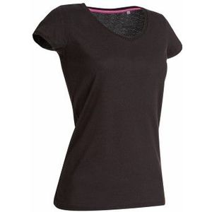 Stedman Megan V-neck Weiß ringgesponnene Baumwolle Medium Damen