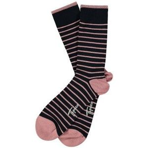 Topeco Men Bamboo Socks Rosa gestreift Gr 41/45 Herren