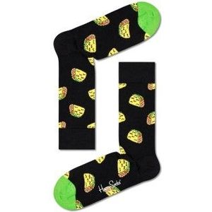 Happy Socks Taco To Go Sock Schwarz gemustert Gr 36/40