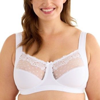 Swegmark BH Delight Soft Bra Weiß Polyamid E 105 Damen