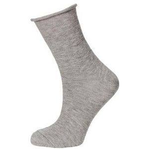 Trofe Cotton Solid Sock Grau Strl 37/41 Damen