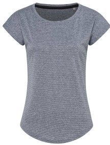 Stedman Recycled Women Sports T Move Blau Polyester X-Large Damen