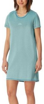 Schiesser Short Sleeve Sleepshirt Hellblau Baumwolle 42 Damen