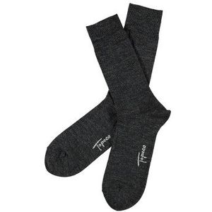 Topeco Men Wool Socks Dunkelgrau Gr 41/45 Herren