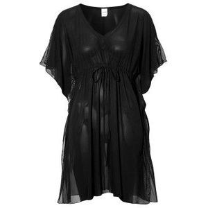 Damella Selma Basic Cover Up Tunica Schwarz Polyamid One Size Damen