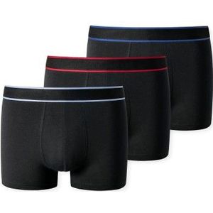 Schiesser 3P 95-5 Boxer Shorts Schwarz Baumwolle Small Herren