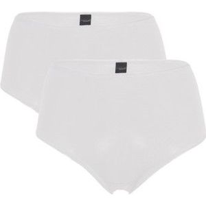 Missya 2P Lace Midi Brief Weiß Baumwolle 48 Damen