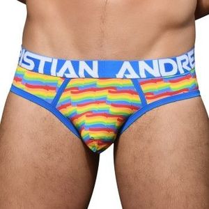 Andrew Christian Almost Naked Pride Flag Brief Mixed Polyamid X-Large Herren