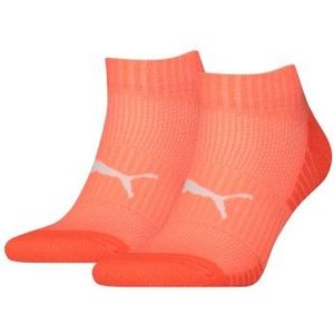 Puma 2P Sport Cushioned Sneaker Socks Korall Gr 43/46