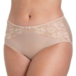 Miss Mary Jacquard and Lace Panty Beige 48 Damen
