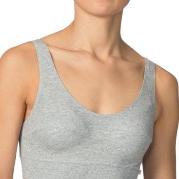 Calida BH Elastic Top Weiß 001 Baumwolle 40-42 Damen
