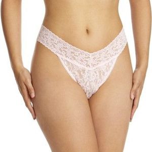 Hanky Panky 2P Original Rise Thong Rosa Nylon One Size Damen