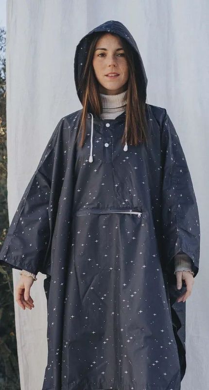 Clima Bisetti- Regenponcho's "Constellation" Dark Blue stars
