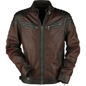 Mauritius Lederen jas - Colt W18 Lasanv - S tot 3XL - voor Mannen - roodbruin