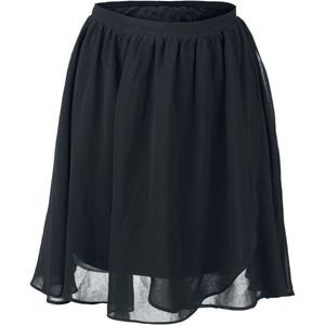 Forplay Korte rok - Swingende chiffon rok - S tot 3XL - voor Vrouwen - zwart
