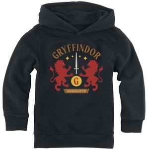 Harry Potter Trui met capuchon - Gryffindor - 98 tot 128 - zwart